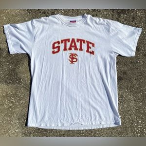 Champion Brand Florida State NCAA STATE LOGO TSHIRT IN WHITE SIZE XL